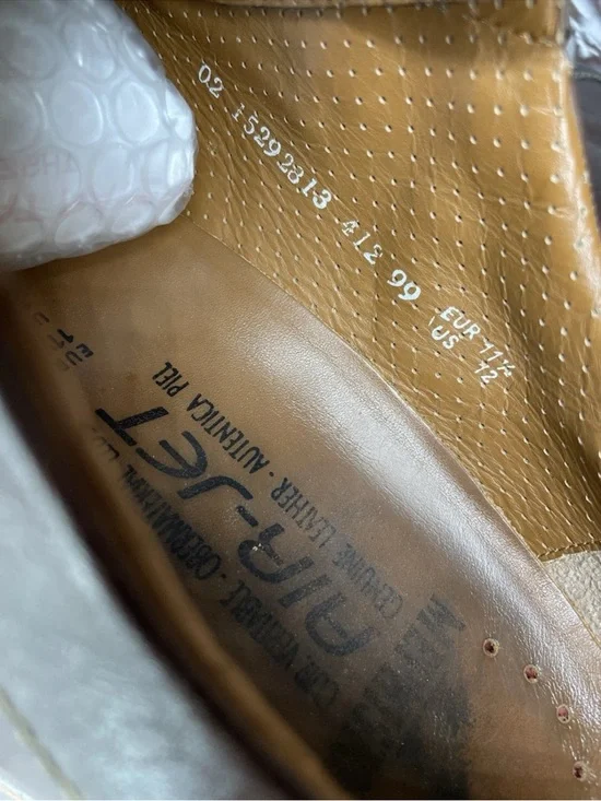 Mephisto Bonito Air-Jet Brown Leather Lace Up Walking Shoes Men’s sz 12M US/45EU - Picture 8 of 14